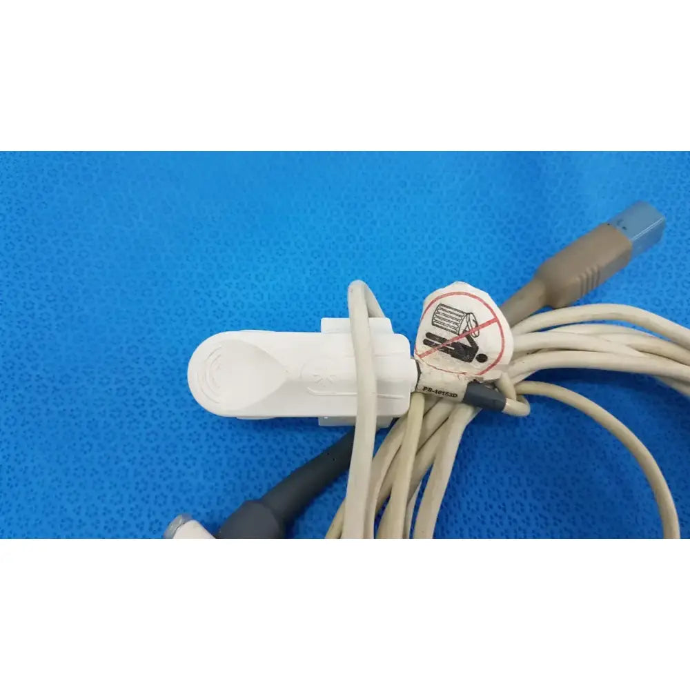 Generic Finger Clip SpO2 Sensor w/ Extension Cable & Multi-Pin Connector – Patient Monit SpO2 Sensor, second-hand product photo 6