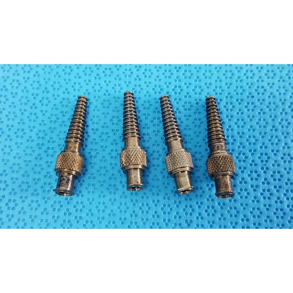 Reuse Medical FLL to Catheter Adapter – Plated Brass, Individual Medical Fitting lot of 4 Syringes, second-hand product photo 1