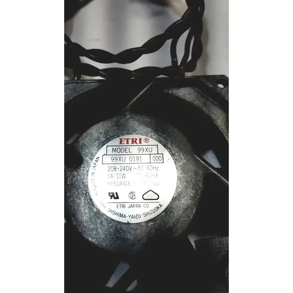 Power Logic FTRI FAN Model 99XU, 0191, 000, 208 240V 50/60HZ Cooling Fan, second-hand product photo 10