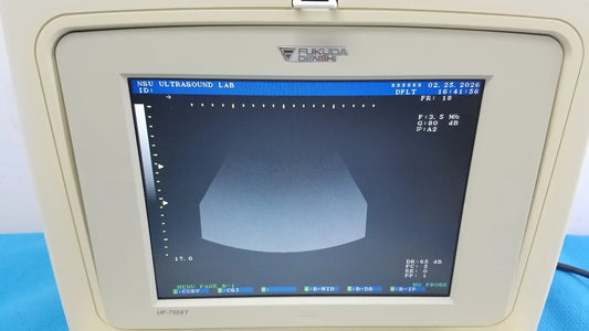 Fukuda Denshi Tellus UF-750XT Diagnostic Ultrasound Imaging System Portable Ultrasound System, second-hand product photo 2