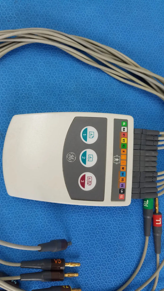 GE CAM 14 ECG Acquisition Module With Leads ECG Acquisition Module, second-hand product photo 2