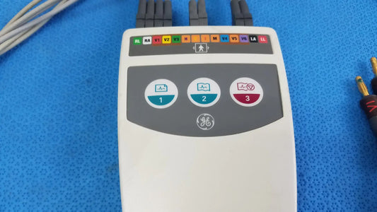 GE CAM 14 ECG Acquisition Module With Leads Ref 900995-001 ECG Acquisition Module, second-hand product photo 2