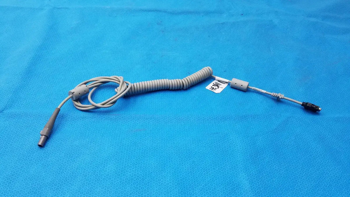 Reuse Medical GE Coiled Data Cable for Cam 14 Module Hirose HRS Connector Medical Cables & Cords, second-hand product photo 1
