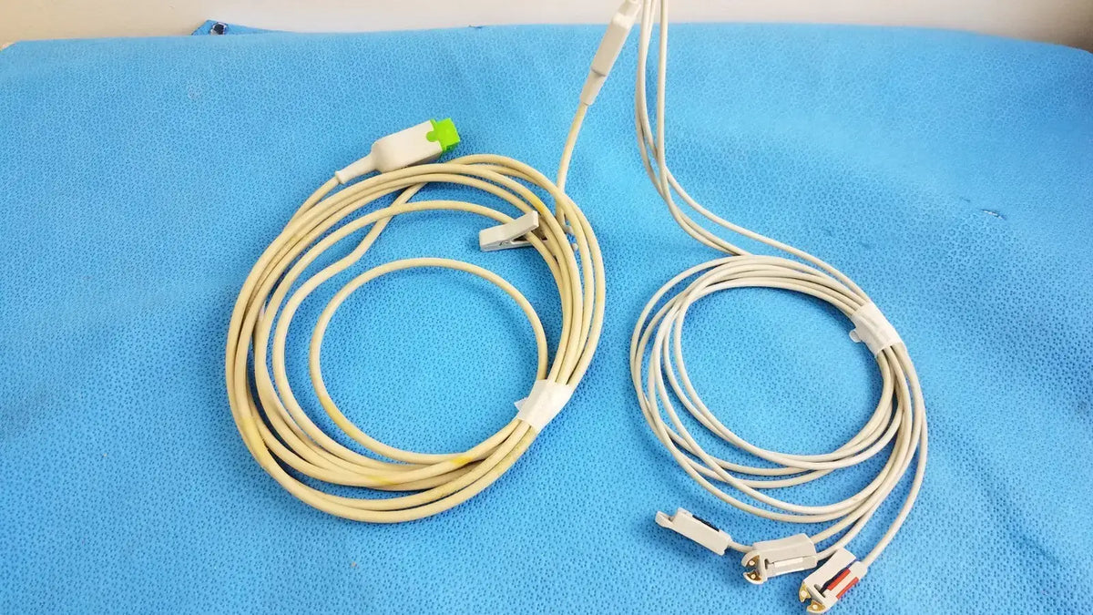 Reuse Medical GE ECG Cable Assembly Multilink with 3-Lead Pincer/Grabber Other Medical & Lab Equipment, second-hand product photo 1