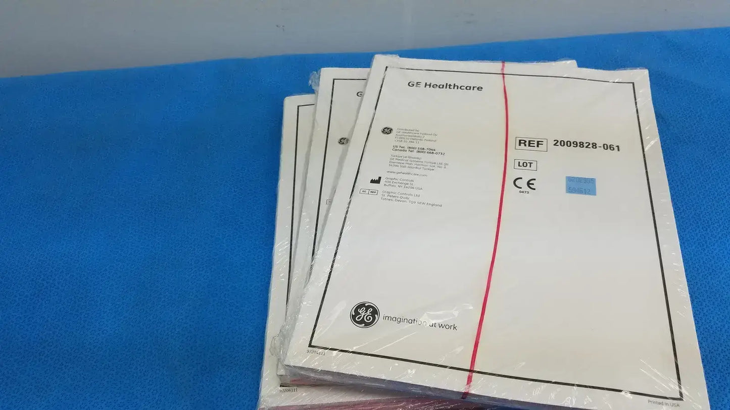 GE Healthcare ECG Recording Chart Paper Ref 2009828-061 Lot of 3 ECG Recording Chart Paper, second-hand product photo 5