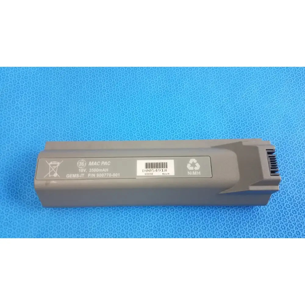 Reuse Medical GE Healthcare GEMS-IT MACPAC Battery – Compatible with MAC 5500HD Patient Monitors, second-hand product photo 1