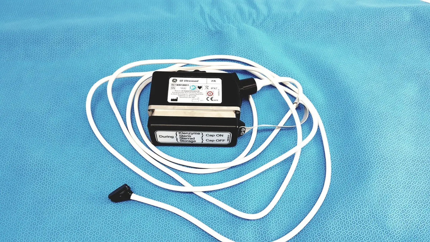 Reuse Medical GE i13L Intraoperative Epicardial Ultrasound Transducer – P/N KW100011 Medical Sensors & Ultrasound Probes, second-hand product photo 1