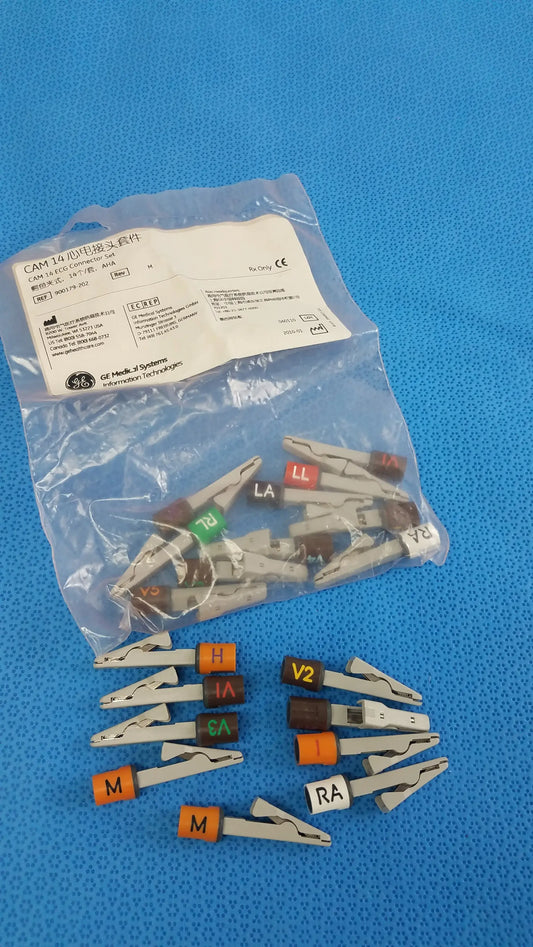 GE Medical Systems CAM 14 ECG Connector Set Ref 900179-202 - ECG Connector Set