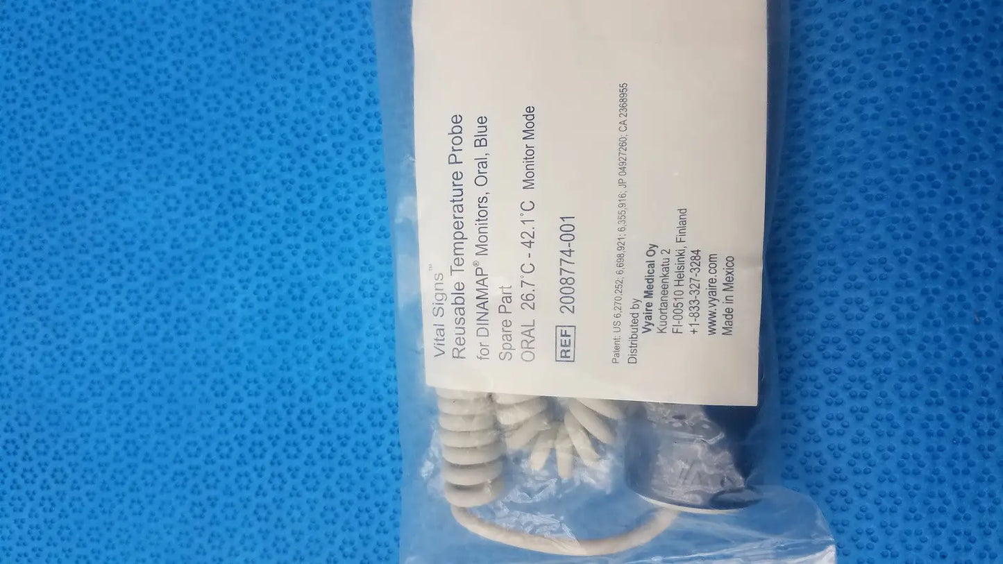 GE Pro Series Oral Turbo Smart Temp Probe – Patient Monitor Compatible Temperature Probe, second-hand product photo 3