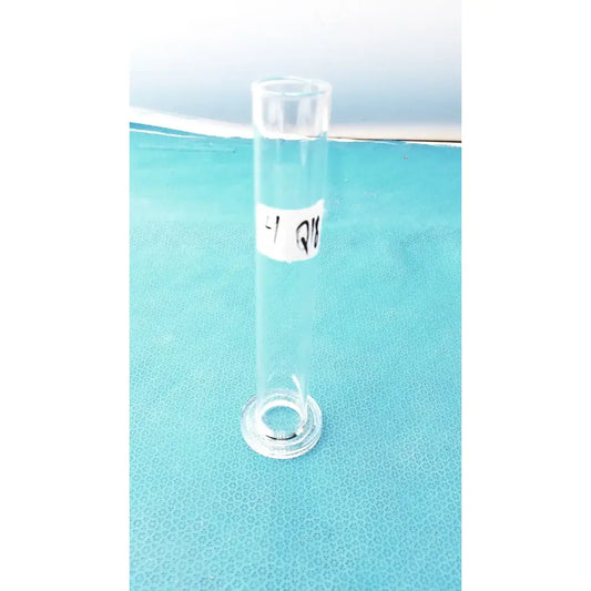 Reuse Medical Glass 8'' Soil Test Cylinder – Borosilicate Graduated Sedimentation Jar Lab Flasks, second-hand product photo 1