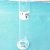 Glass 8'' Soil Test Cylinder – Borosilicate Graduated Sedimentation Jar