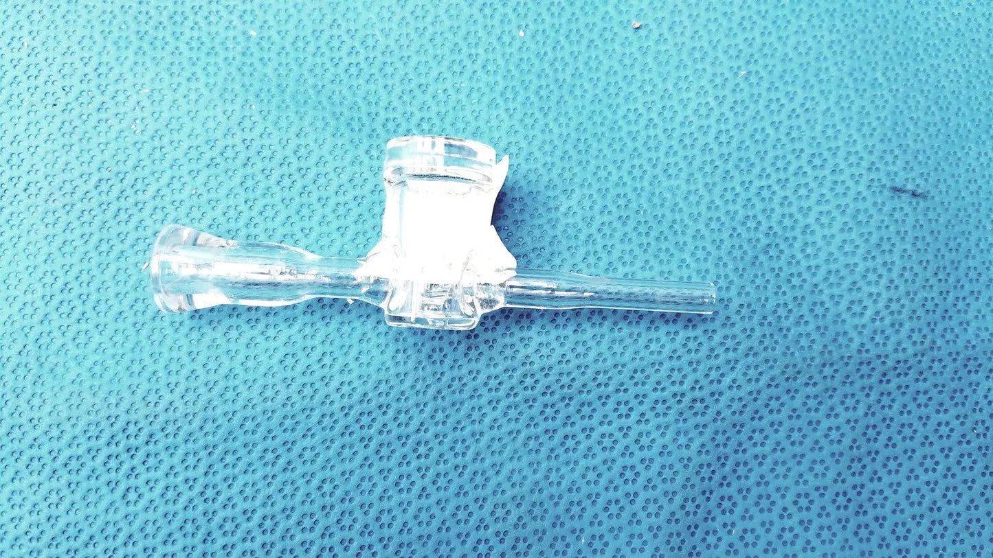 Reuse Medical Glass Stopcock Valve Adapter – Unbranded Borosilicate Lab Control Joint Fitting Lab Flasks, second-hand product photo 1