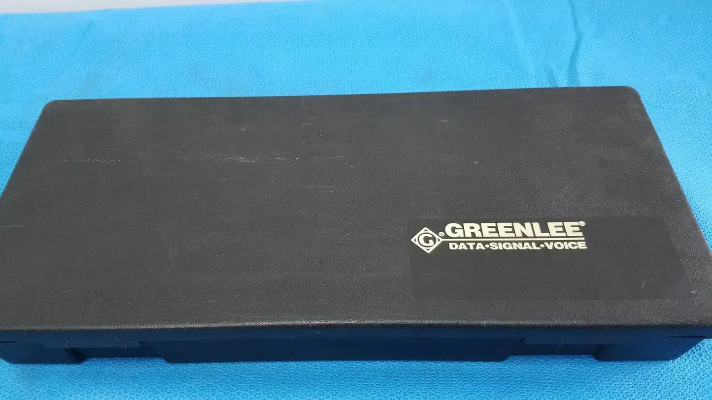 Greenlee Modular Crimper Punch Down Tool Kit Data Network Install Case Modular Crimper Punch Down Tool Kit, second-hand product photo 24