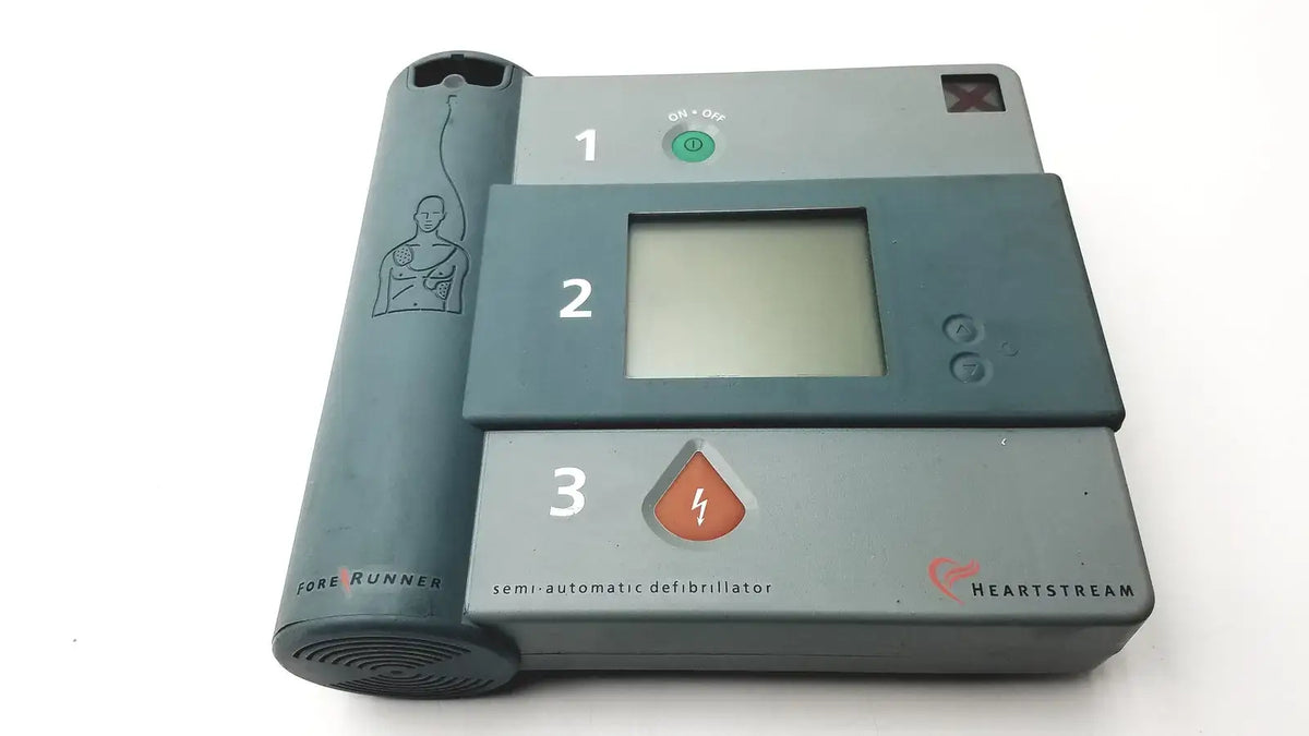 Reuse Medical Heart Stream Semi Automatic DefrIillator.s - Untested Defibrillators, AED Pads & Batteries, as-is (for parts) product photo 1