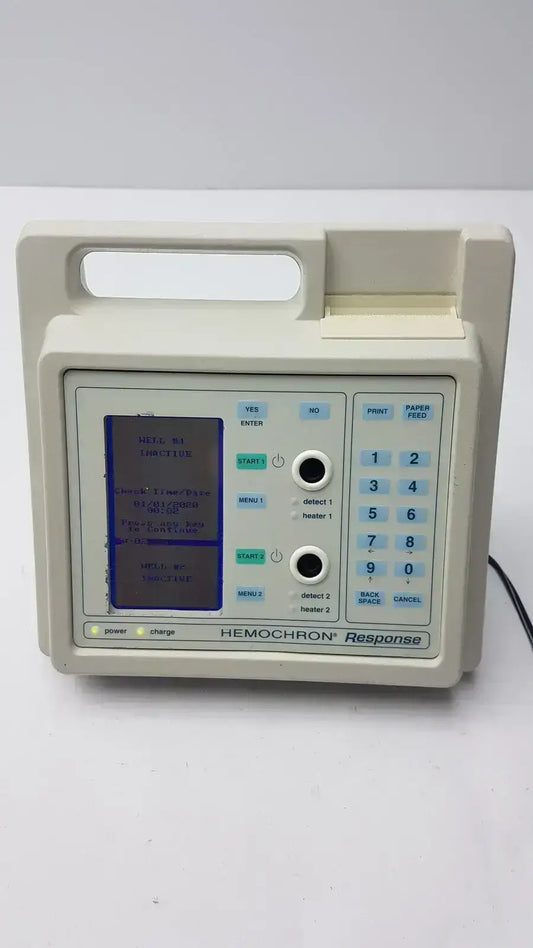 Vendor Unknown - MANUAL REVIEW Hemochron Response Whole Blood CoagulatiIon System Whole Blood Coagulation Analyzer, second-hand product photo 2