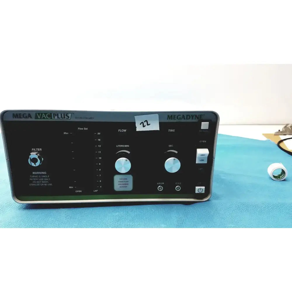 I.C Medical MegaDyne MegaVac Plus Smoke Evacuator with Charcoal Filter Unit Smoke Evacuator, second-hand product photo 5