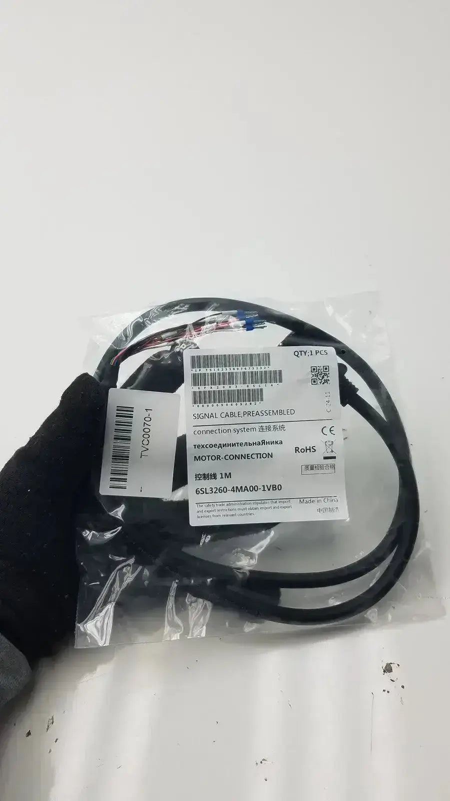 1M IM Signal Cable, Preassembled Motor Connection 6SL3260-4MA00-1VB0 Signal Cable, second-hand product photo 6