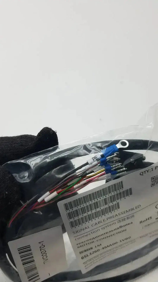 1M IM Signal Cable, Preassembled Motor Connection 6SL3260-4MA00-1VB0 Signal Cable, second-hand product photo 2