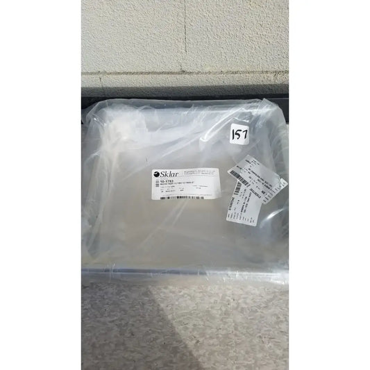 Reuse Medical Instrument Tray - Solid, 13-7/8" x 12-7/8" x 2-1/2" - #10-1753 Sterilization Trays & Cases, second-hand product photo 1