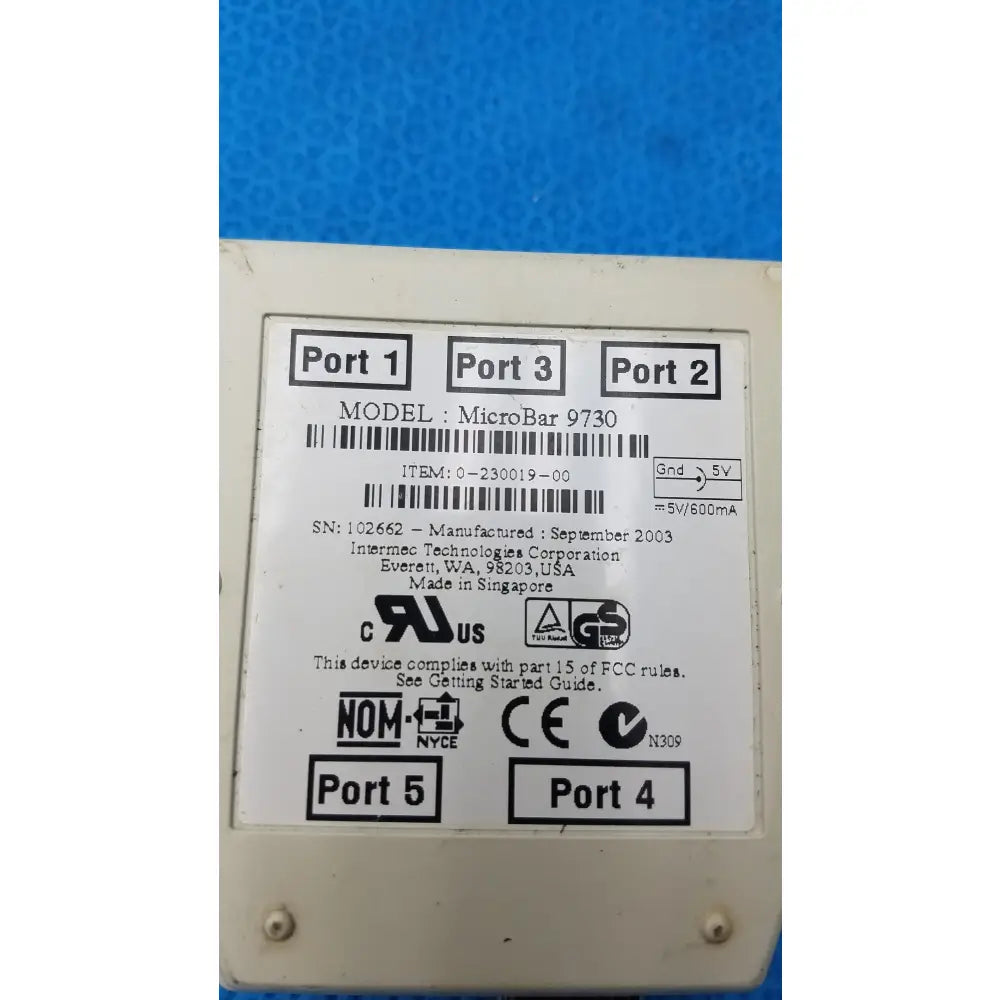 Intermec MicroBar 9730 Decoder Wedge Barcode Decoder Wedge, as-is (for parts) product photo 12