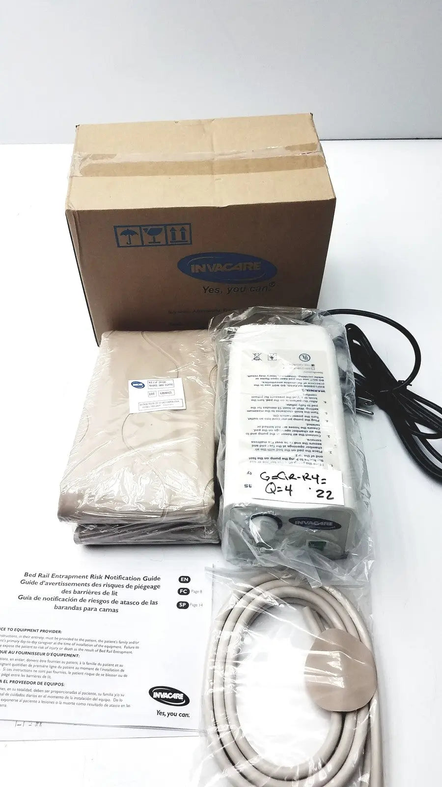 Reuse Medical INVACARE Alternating Pressure Pump CG9701 With Air Mattresses Other Orthopedic Products, second-hand product photo 1