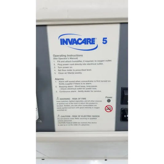 Invacare Concentrrator Oxygen Concentrator, second-hand product photo 2