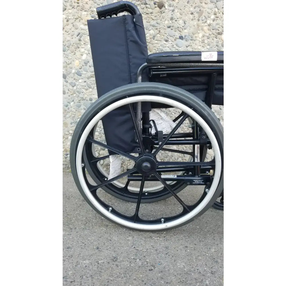 Reuse Medical Equipment Invacare Tracer SX5 Heavy-Duty Black Wheelchair with Fixed Arm Rests Wheelchairs, second-hand product photo 17