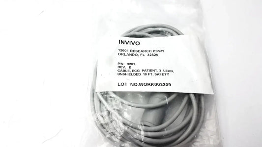 Invivo 9367 Oxiclip MRI Sensor With Invivo 9201, ECG, 3 Lead, Unshielded 10 FT MRI Patient Monitoring Sensor, second-hand product photo 2