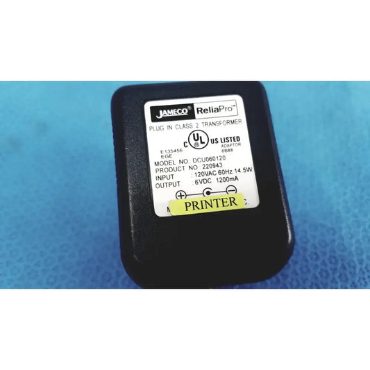 JAMECO RELIAPRO Plug-In Class 2 Transformer Input 120 VAC Model # DCU060120 Plug-In Transformer, second-hand product photo 2