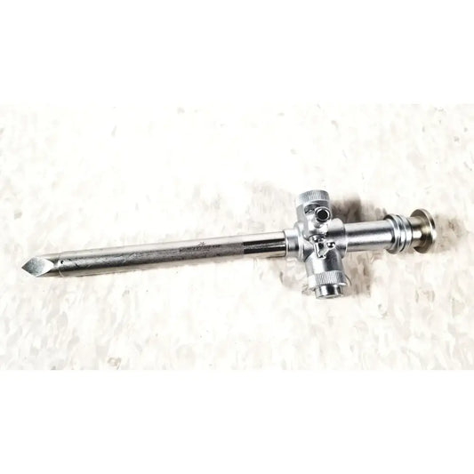 Reuse Medical Jarit 600-440 Piston Valve Cannula with Pyramidal Trocar Endoscopes, second-hand product photo 1