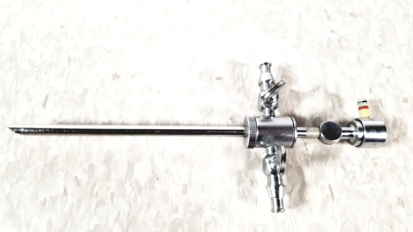Reuse Medical Karl Storz 28124CR Cannula with Dual Rotating Stopcocks Surgical Sheath Endoscopes, second-hand product photo 1
