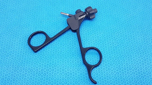 Karl Storz 33125 Clickline Metal Handle – Laparoscopic Surgical Instrument Laparoscopic Instrument Handle, second-hand product photo 2