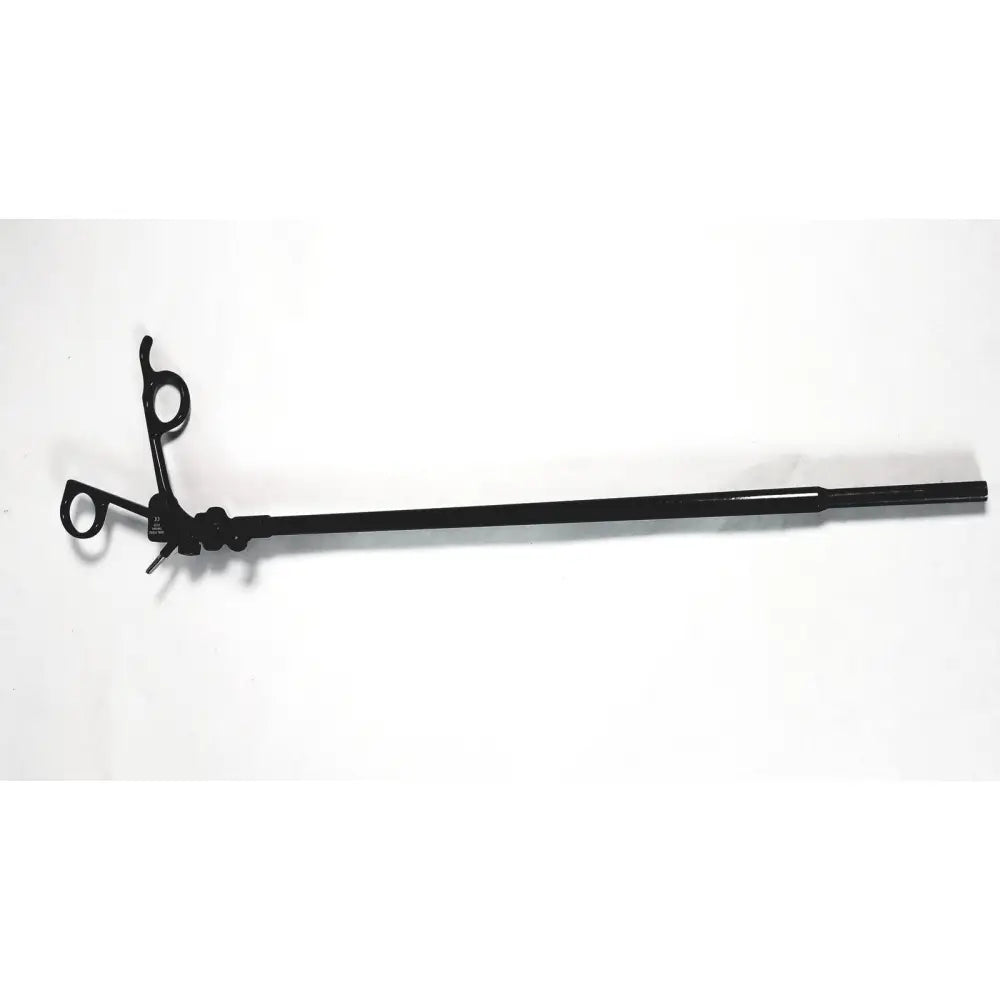 Black karl storz monopolar surgical handle with articulated handles and long slender shaft for electrosurgical use