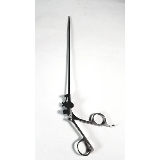 Stainless steel karl storz 33131 clickline metal handle laparoscopic surgical instrument with slender handle and finger loops