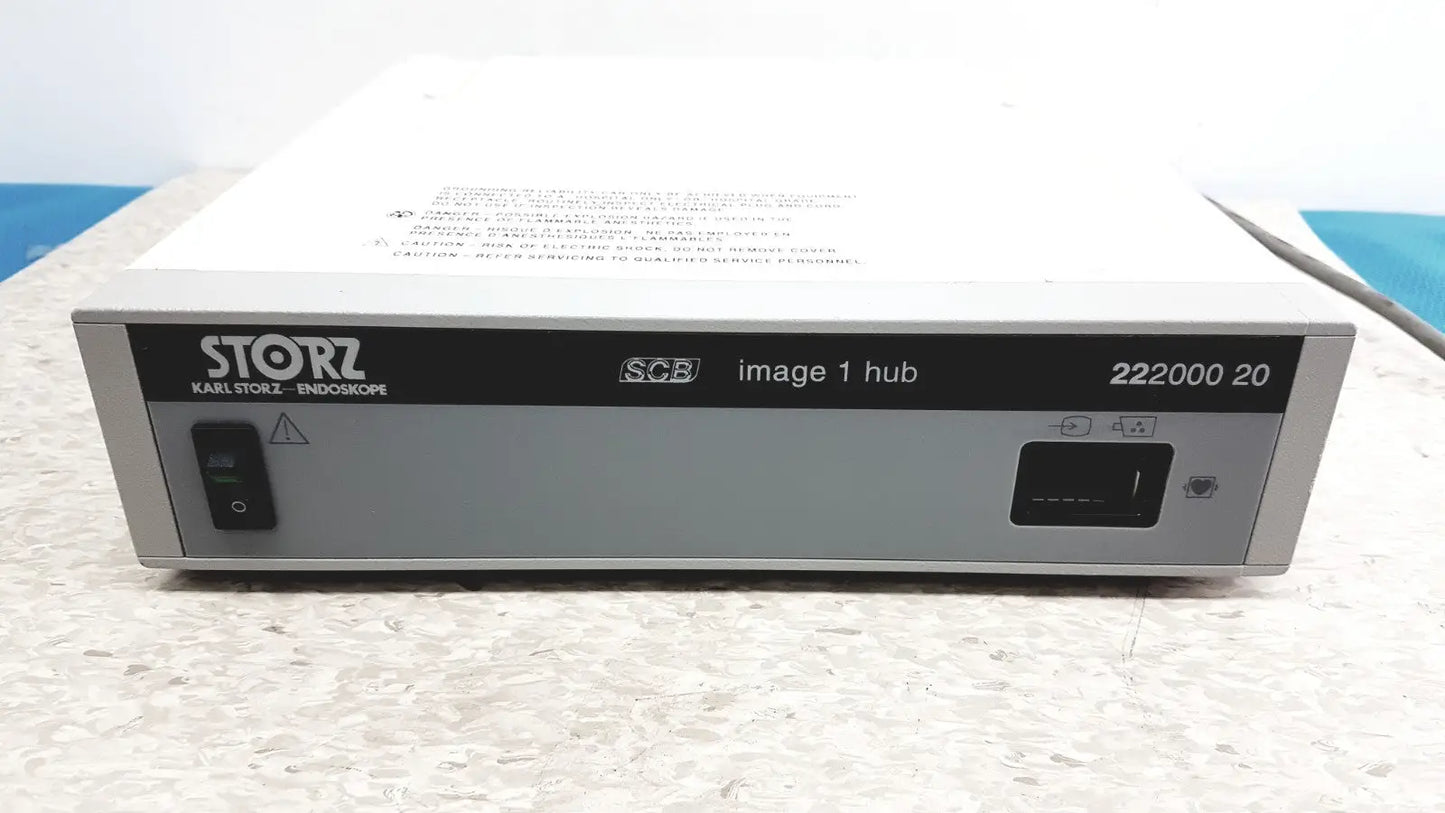 Reuse Medical Karl Storz SCB Image 1 Hub 222000-20 Endoscope Camera Control Unit ICM Endoscope Systems & Camera Control Units, second-hand product photo 1