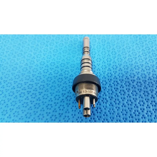 Silver metallic KAVO 13-1014497 dental handpiece connector with black grip and engraved serial number psn 13-10144 pin 460led coupler