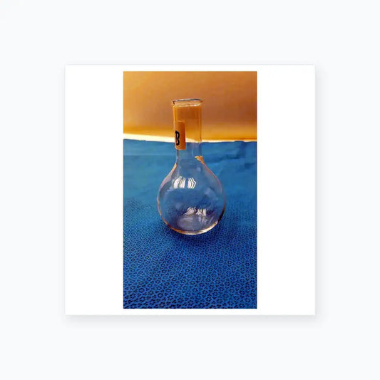 Kimax Flat Bottom Glass Flask Lab Chemistry Glassware 250 ml Laboratory Glass Flask, second-hand product photo 2
