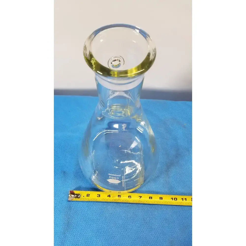 KIMAX Glass Beaker, 4000 mL, Graduated, Heavy-Duty Rim, Laboratory Ware Laboratory Glassware, second-hand product photo 5