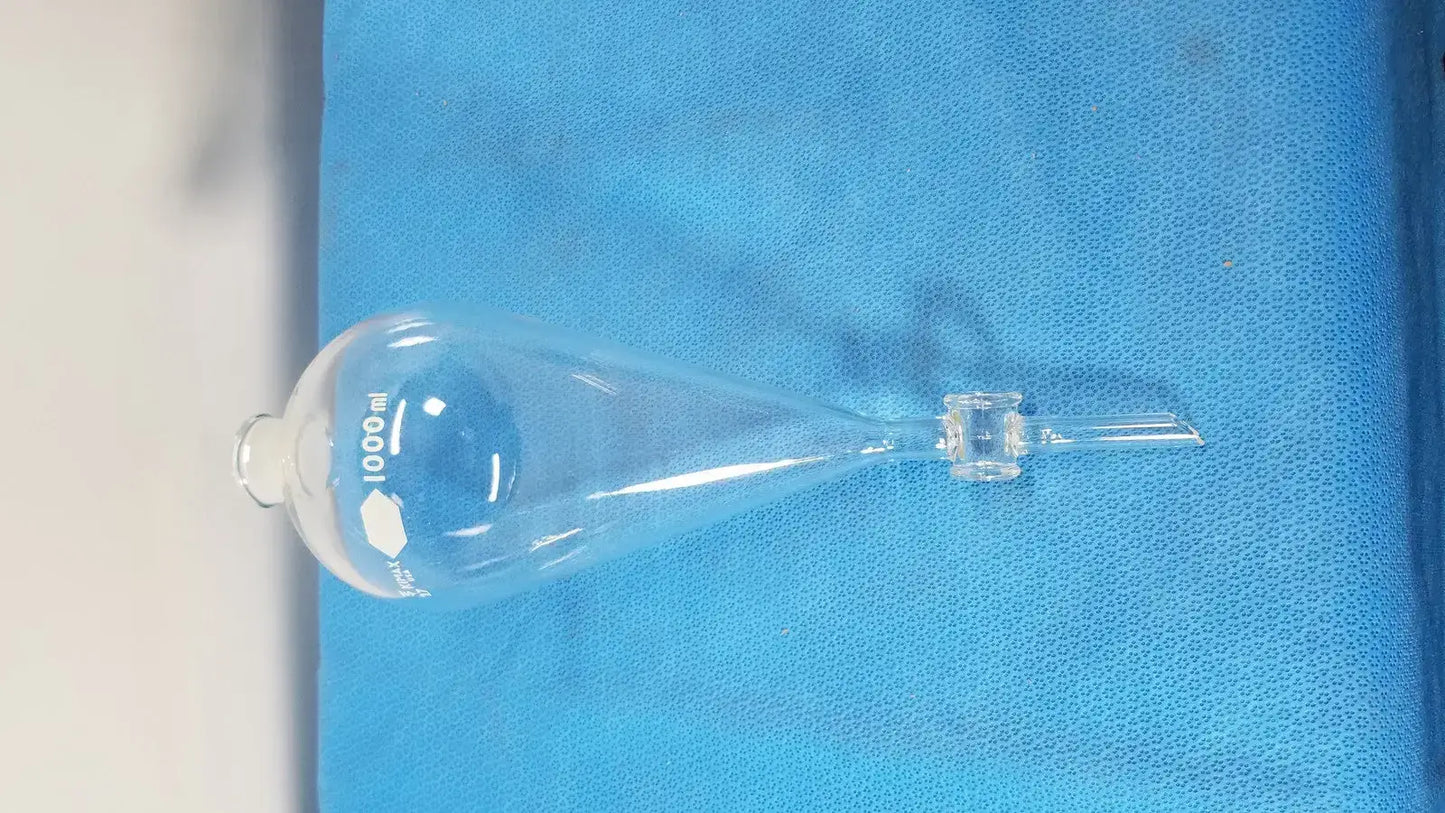 Kimax Kimble Separatory Funnel, 1000 mL, Borosilicate Glass, Laboratory Ware Separatory Funnel, second-hand product photo 6