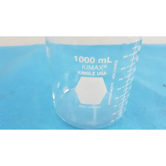 KIMAX KIMBLE USA NO 14000 1000 ML Glassware Beaker Laboratory Glassware, second-hand product photo 2