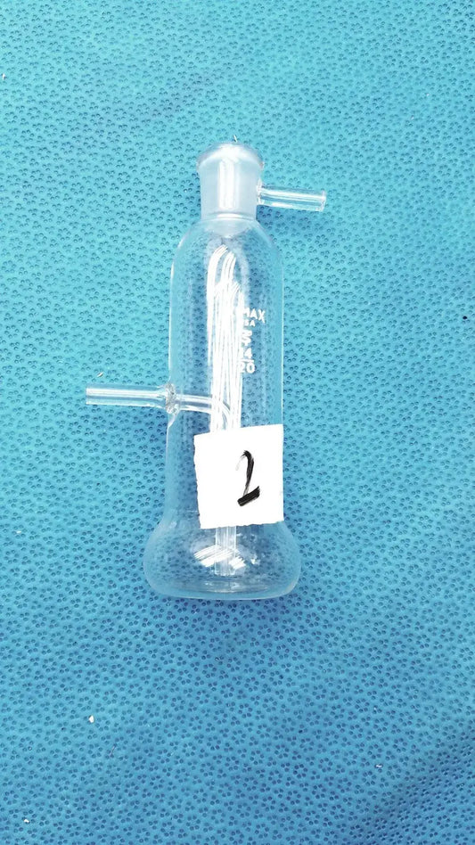 Reuse Medical Kimax Stetser-Norton Absorption Bulb Borosilicate Glass Lab Gas Apparatus Lab Flasks, second-hand product photo 1