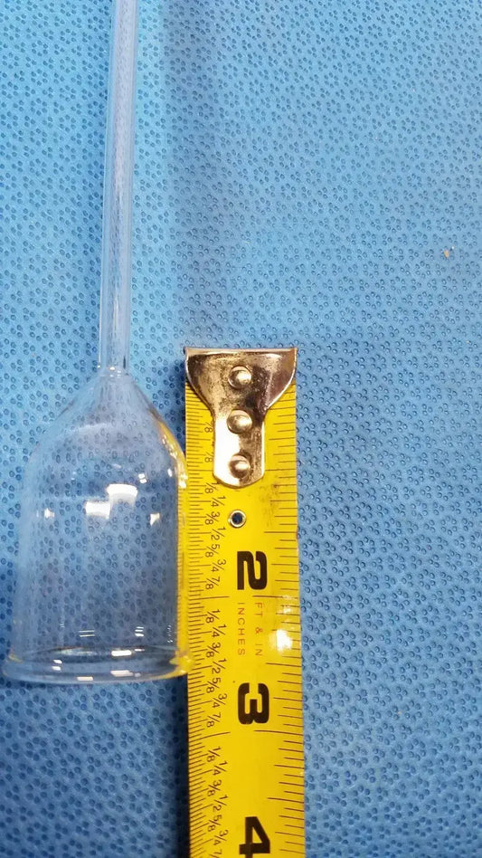 Kimax Tiny Thistle Tube Funnel – Small Borosilicate Glass Labware Equipment Laboratory Glassware, second-hand product photo 2