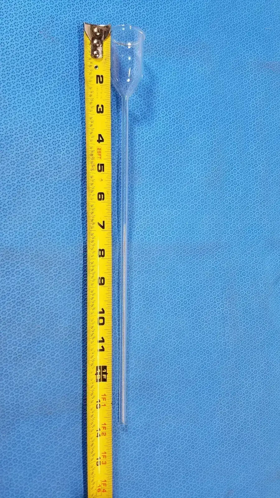 Kimax Tiny Thistle Tube Funnel – Small Borosilicate Glass Labware Equipment Laboratory Glassware, second-hand product photo 5