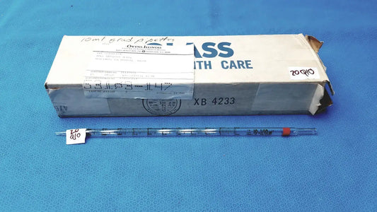 Reuse Medical Kimble Kimax-51 10mL Glass Measuring Pipette Borosilicate Lab Equipment Other Medical & Lab Glassware, second-hand product photo 1
