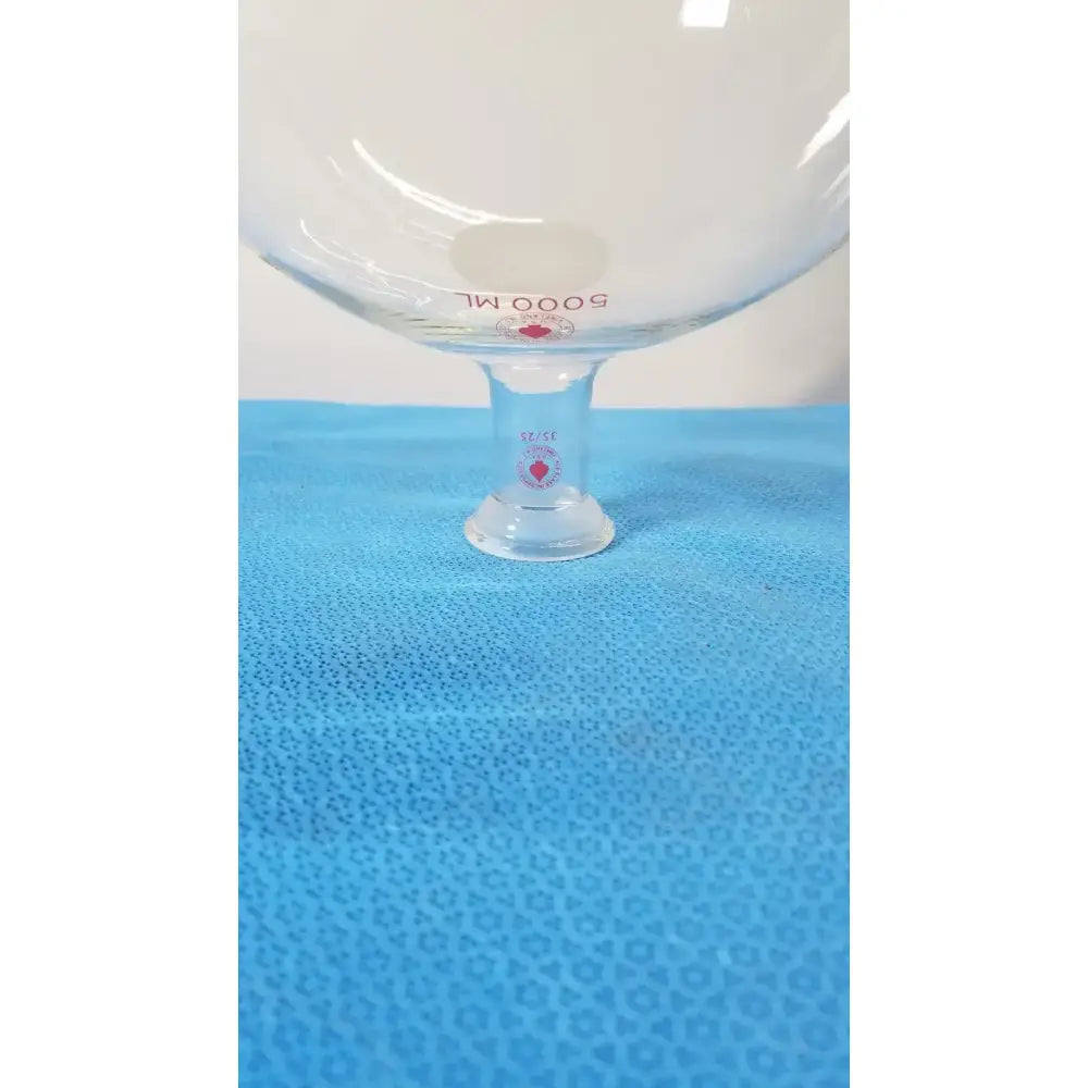 PYREX Kontes 5000 mL Glass Flask, Round Bottom, 35/25 Spherical Joint, Ball & Socket Laboratory Glassware, second-hand product photo 5