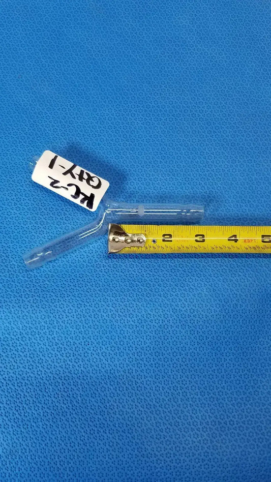 KONTES Glass Y-Shaped Barbed Hose Connector – Laboratory Glassware Adapter Laboratory Glassware Adapter, second-hand product photo 2