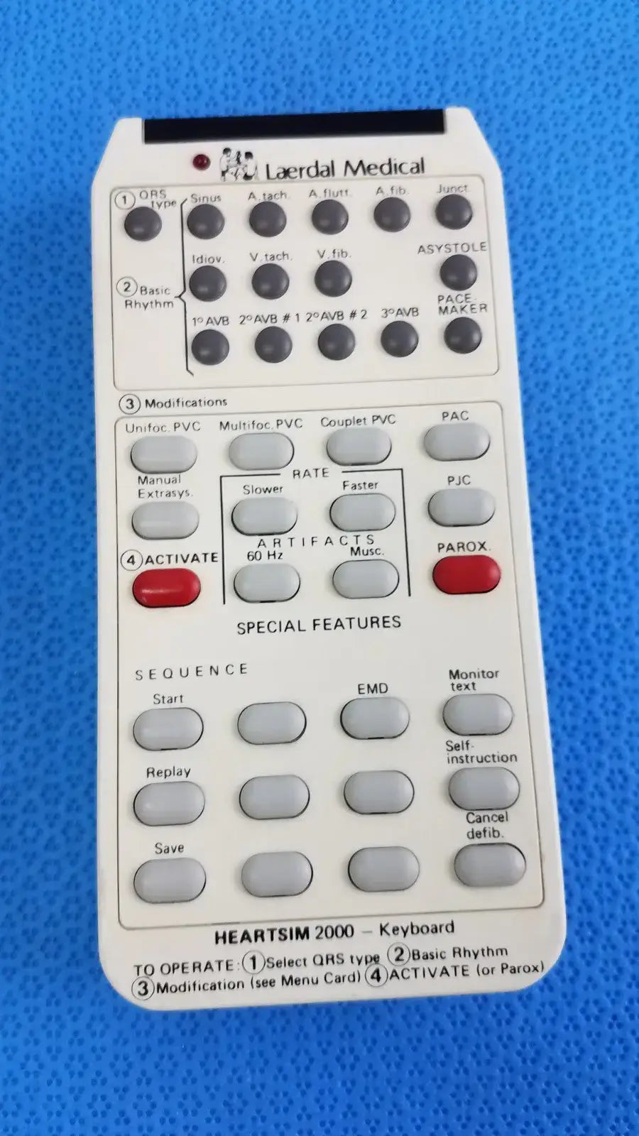 Reuse Medical Laerdal HeartSim 2000 ECG Simulator Cardiac Rhythm Training Device Training Manikins & Patient Simulators, second-hand product photo 1