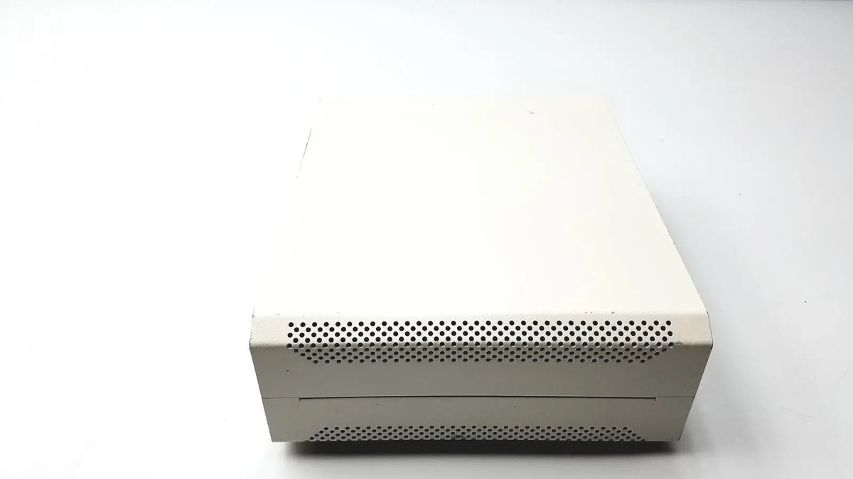 Off-white plastic computer case with perforated ventilation for lej leistungselektronik jena gmbh fluoarc 001.26d lamp power supply