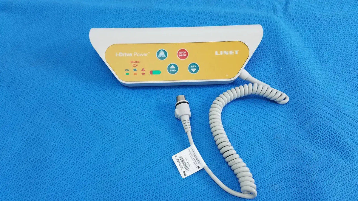 Reuse Medical Linet i-Drive Power Hand Control Pendant Bed Remote - S6016027A Patient Monitors, second-hand product photo 1