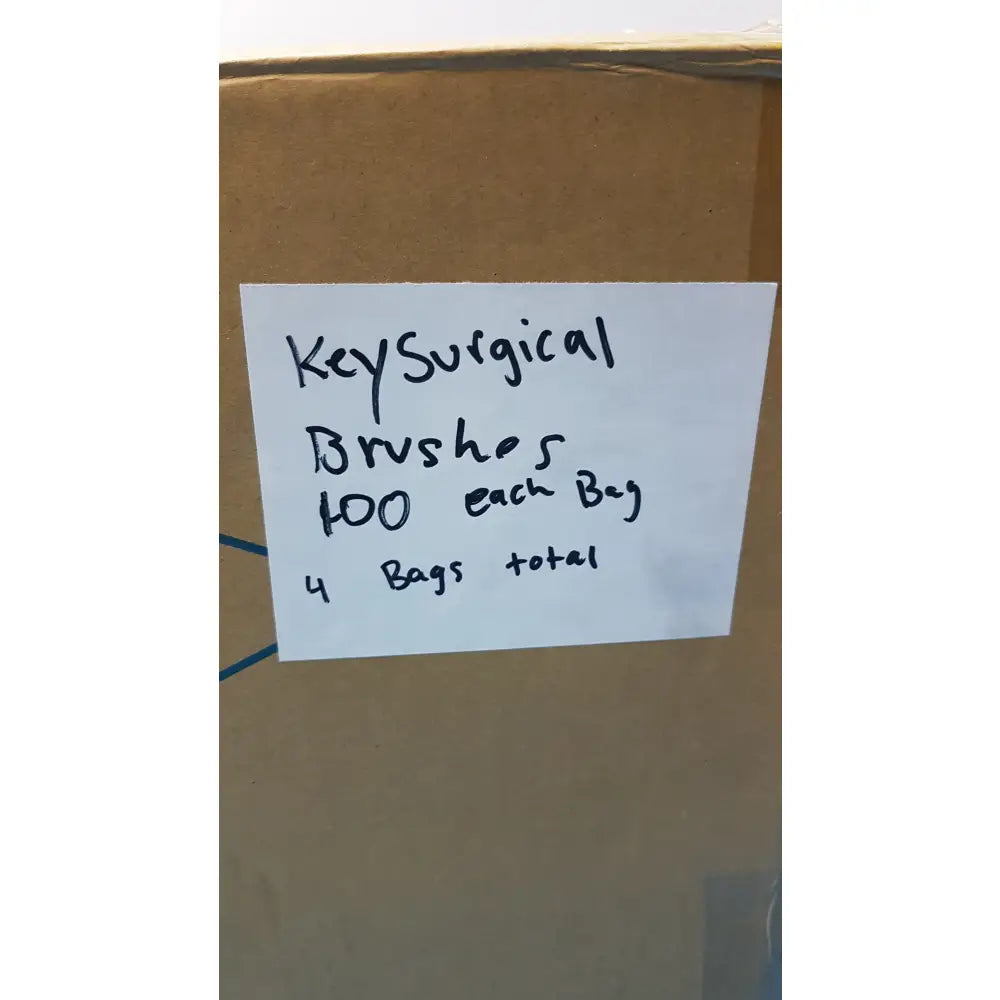 Lot of 100 Key Surgical Instrument Cleaning Brushes Toothbrush Style - Cleaning Brush